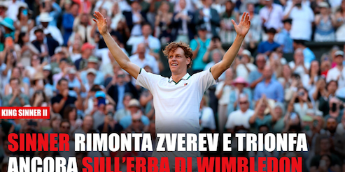 Sinner re di Wimbledon