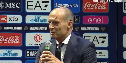Allegri: "Seconda volta che prendo la squadra di Conte, speriamo..."