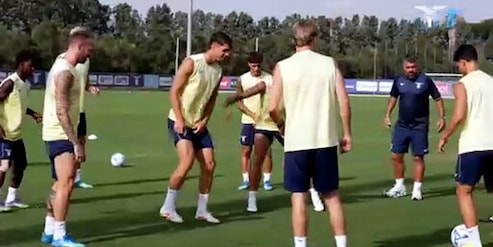 Lazio, allenamento mattutino agli ordini di Gennaro Gattuso