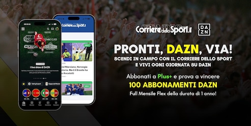 Abbonati a Plus+ e vinci 100 abbonamenti Dazn