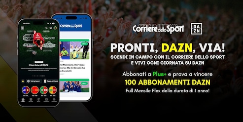 Abbonati a Plus+ e vinci 100 abbonamenti Dazn