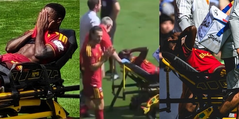 Bah lascia il campo in barella: le lacrime per lo sfortunato infortunio a Cardiff