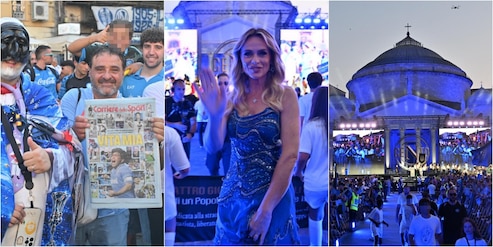 Napoli, le foto più belle della grande festa per il centenario