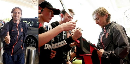 Milan, Modric sbarca in Australia: che festa con i tifosi a Perth