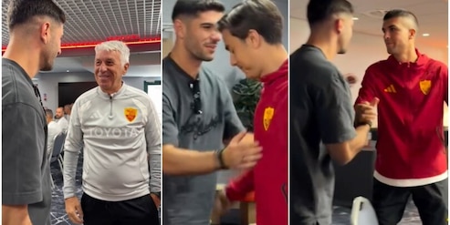 Koulierakis raggiunge la Roma in Galles: il cinque di Mancini e Dybala, i sorrisi di Gasperini