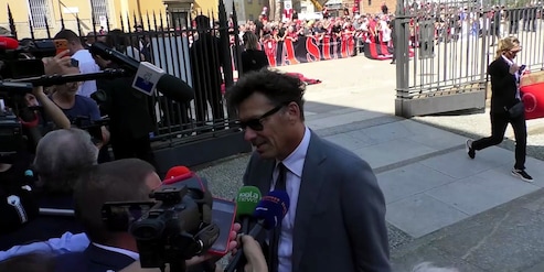 Funerali Baresi, la commozione di Nava e Filippo Galli