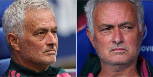 Mourinho in panchina con un occhio nero: tutte le foto