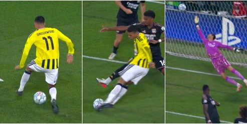 Roma, guarda Greenwood che gol: dribbling e sinistro micidiale FOTO