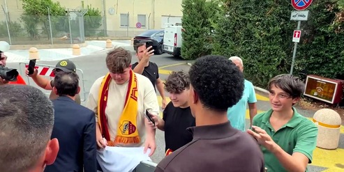 Roma, Oosterwolde sbarca a Ciampino