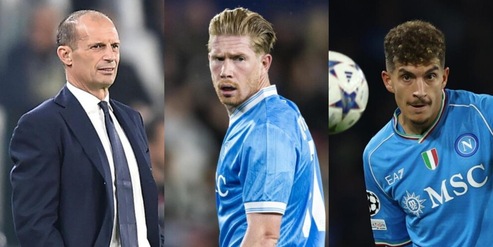 Napoli, Allegri e De Bruyne veterani Champions: ecco i giocatori con più presenze nella competizione