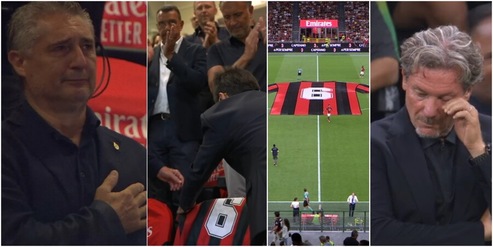 Le lacrime di Massaro e Stroppa, la commozione di San Siro: l'omaggio da brividi per Franco Baresi