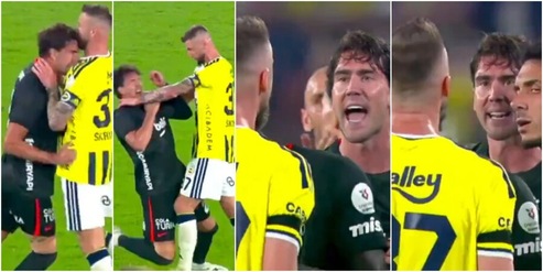 Furiosa rissa in campo tra Vlahovic e Skriniar: volano insulti in italiano e mani in faccia