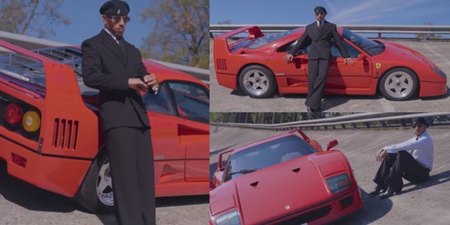 Tutta l'eleganza di Lewis Hamilton e della sua Ferrari F40: il video del restauro fa impazzire i tifosi