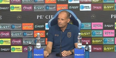 Allegri: "Al Napoli rimprovero una cosa"