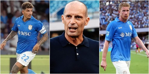 Napoli-Frosinone, la probabile formazione di Allegri
