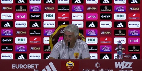 Gasperini: "La passione dei tifosi della Roma ti contagia: è molto favorevole"
