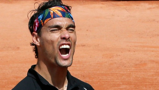 Roland Garros, Fognini al secondo turno Roland Garros, Fognini al secondo turno