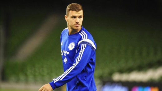 Bosnia, Dzeko è pronto per il ritorno con l'Irlanda