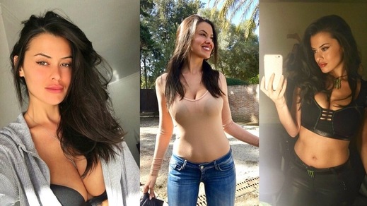 Eva Padlock, la sexy "ombrellina" delle moto