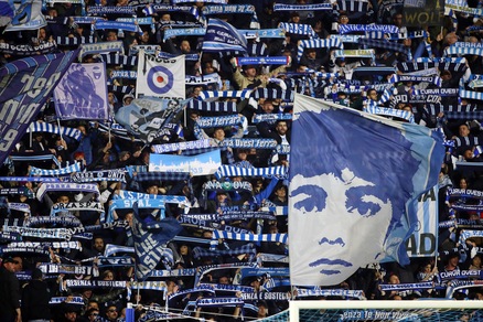 Roma-Spal, all'Olimpico le bandiere per Aldrovandi. Il padre: "Finalmente, Federico unisce"