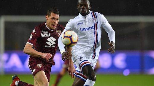Serie A Sampdoria, escluse lesioni alla mandibola per Colley