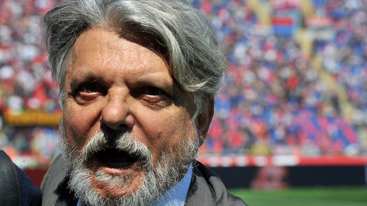 Serie A Sampdoria, Ferrero: «Di Sabatini non voglio parlare»