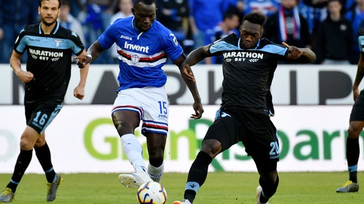 Serie A Sampdoria, Colley out per un virus influenzale