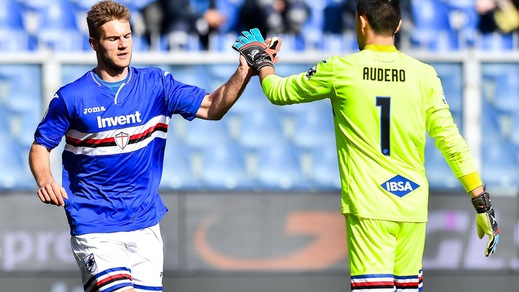Sampdoria, il Lione si avvicina ad Andersen Sampdoria, il Lione si avvicina ad Andersen