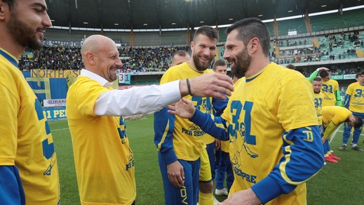 Di Carlo spera: «Vorrei riportare il Chievo in Serie A. Pellissier? Un campione»