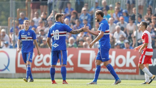 Sampdoria, doppia amichevole con il Real Vicenza: 3-0 e 8-2