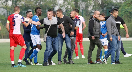 Brescia, sospesa amichevole per incidenti tra serbi e albanesi