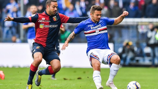 Sampdoria, Linetty parzialmente in gruppo