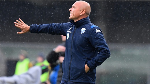 Brescia, Corini: "Balotelli? Bravo l'arbitro a sospendere la partita"