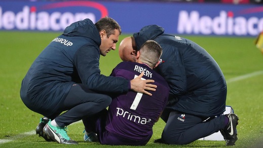 Fiorentina, Ribery sarà operato in Germania