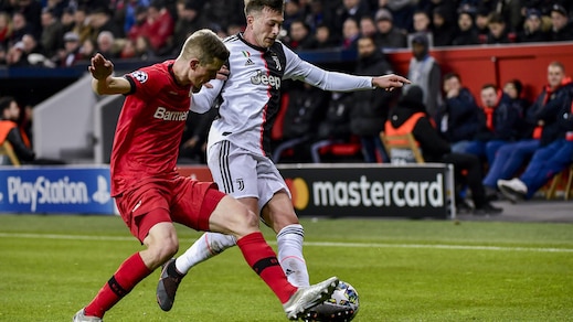 Bayer Leverkusen-Juventus 0-2, il tabellino