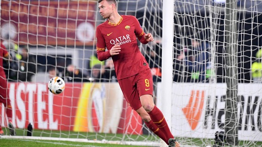Roma, Dzeko fa 26 in Europa: almeno 20 in più di ogni compagno