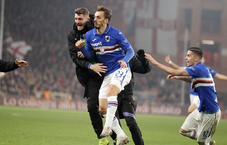 Genoa-Sampdoria 0-1: decide un gol di Gabbiadini all'85'