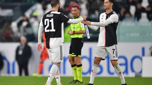 Juve, Higuain: "Tridente con Dybala e Cristiano Ronaldo? Bella risposta!"
