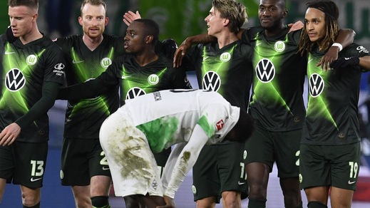 Il Wolsfburg ferma il Borussia M., lo Schalke passa sull'Eintracht