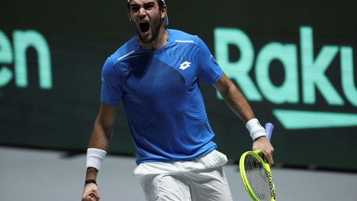 Ranking Atp, Berrettini chiude 8°. Nadal resta leader