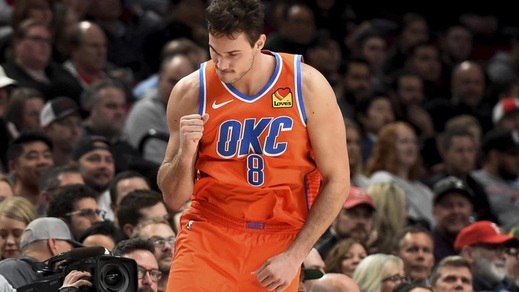 Nba, super Gallinari trascina i Thunder. Sconfitta per gli Spurs di Belinelli