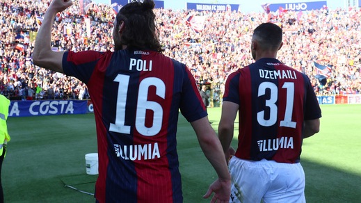 Bologna, Poli, Dzemaili e Danilo non temono il mercato