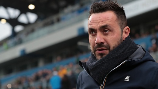 Sassuolo, De Zerbi: "Napoli? Dobbiamo essere più carichi di loro"