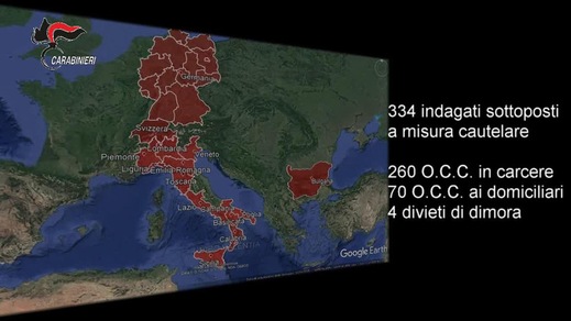 'Ndrangheta: maxi blitz, oltre 300 arresti