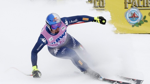 Discesa libera, Paris quarto nella prova cronometrata in Val Gardena