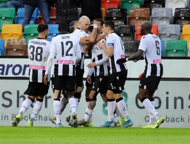 Udinese-Cagliari 2-1, decide Fofana a 5' dalla fine