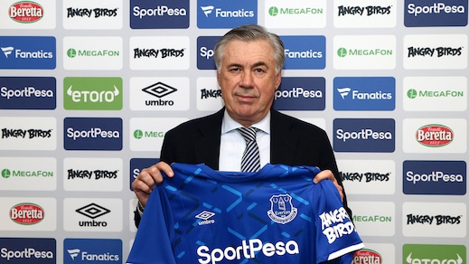 Everton, Ancelotti: "Società ambiziosa e con tradizione. Kean? Lo volevo al Napoli"