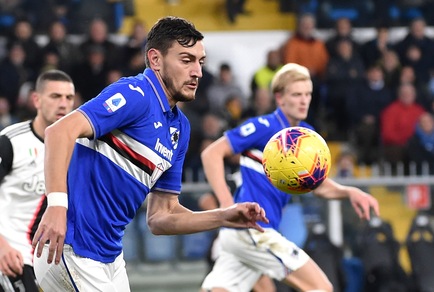 Sampdoria, lesione al crociato anteriore per Ferrari