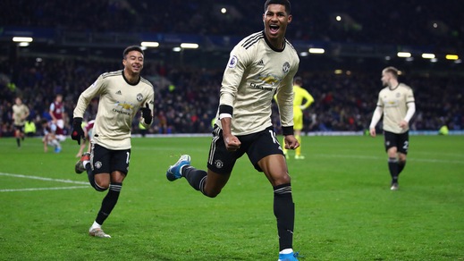 Il Manchester United vince a Burnley e scavalca il Tottenham