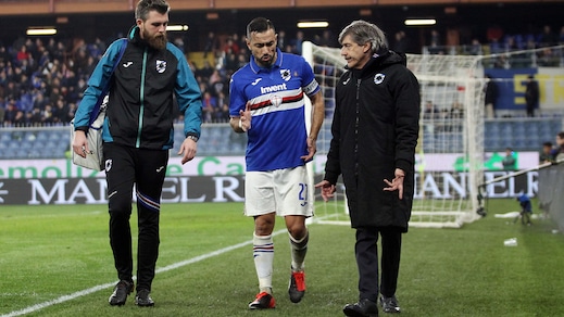 Sampdoria, fisioterapia per Quagliarella e Jankto